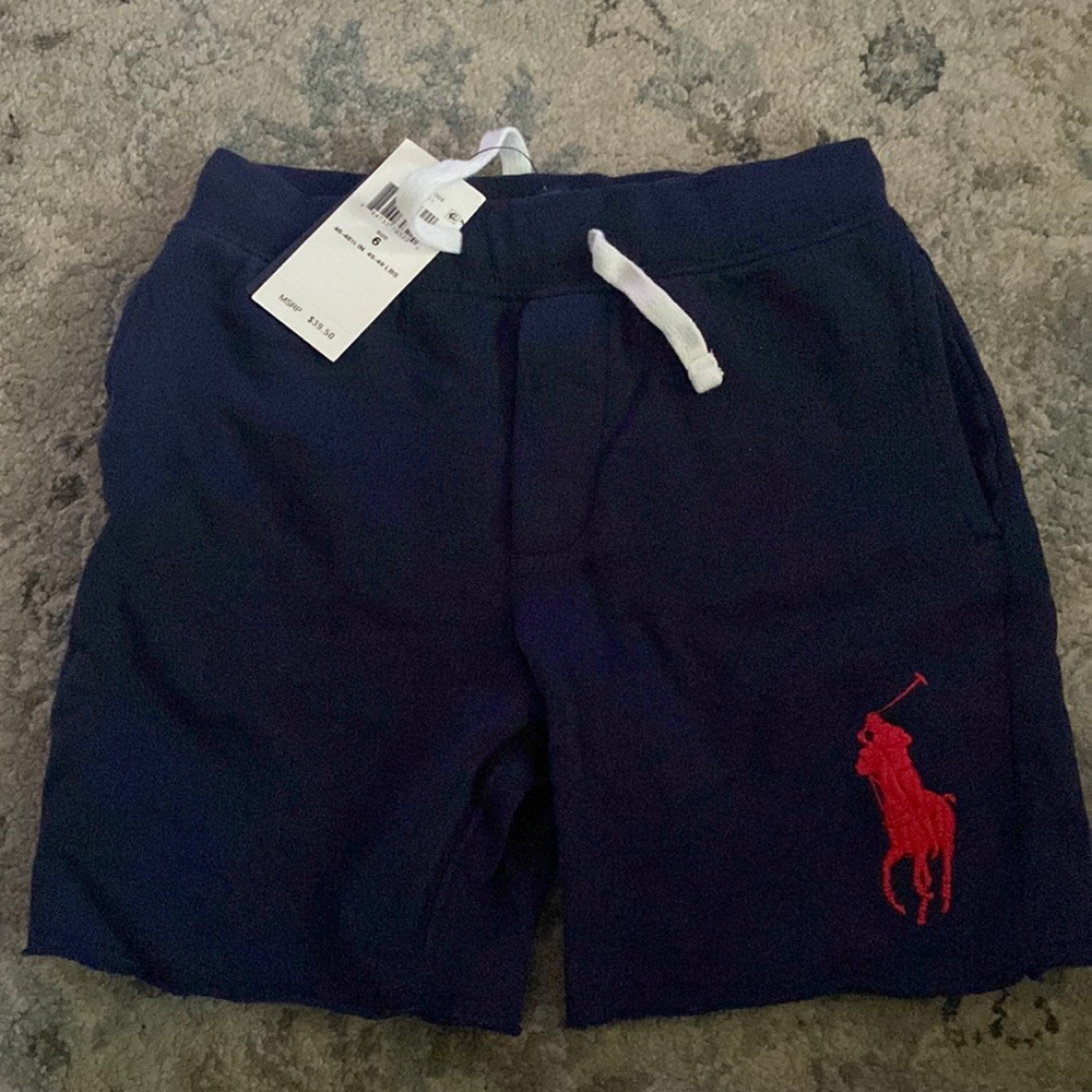 Boys Ralph Lauren Polo sweat shorts brand new size 6